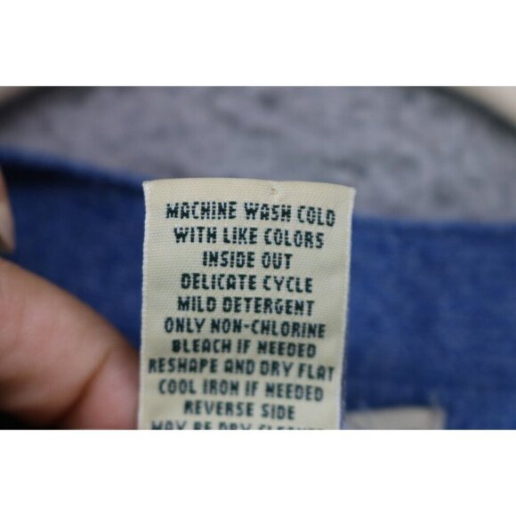 L.L.Bean Men's Button-Up Grandpa Cardigan-100% Lamb's Wool-Large-Elbow Patches - Picture 7 of 11